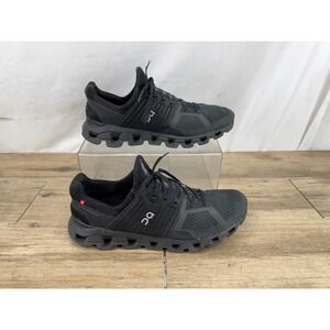 On Cloudswift Mens Running Shoes Black Black Helion 41.98462 US 12 EU 47